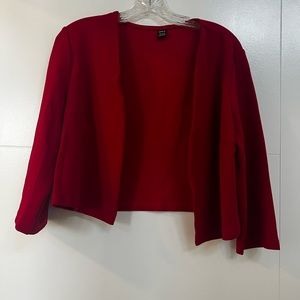 SHEIN Size XL Red Cropped Blazer Jacket